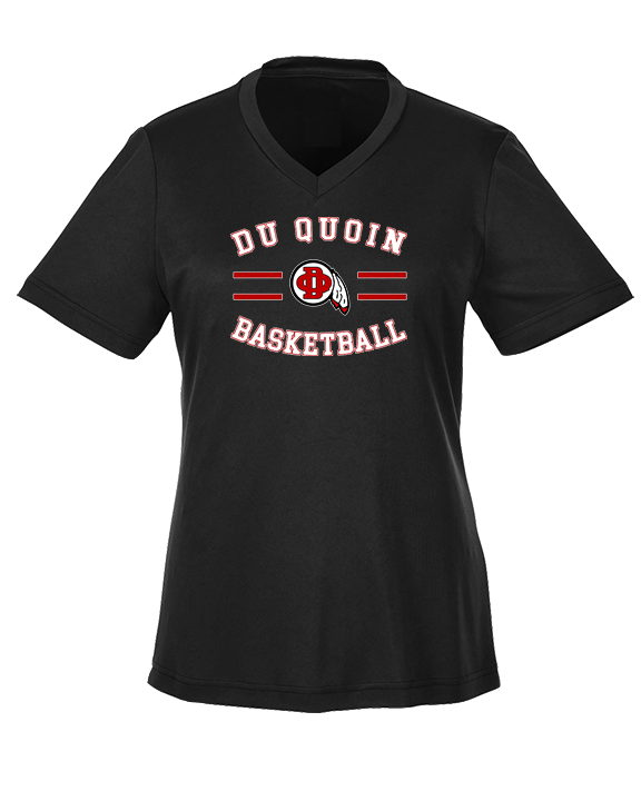 Du Quoin HS Girls Basketball Curve - Womens Performance Shirt