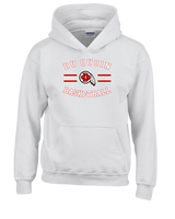 Du Quoin HS Girls Basketball Curve - Youth Hoodie