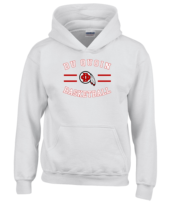 Du Quoin HS Girls Basketball Curve - Youth Hoodie