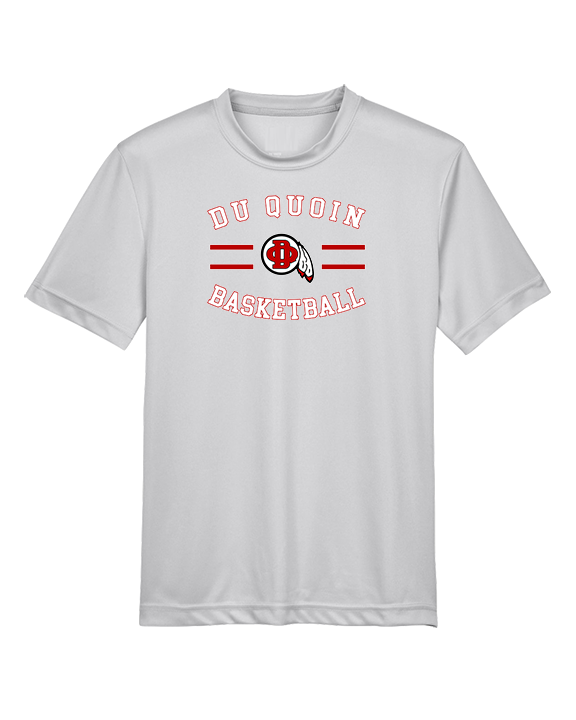 Du Quoin HS Girls Basketball Curve - Youth Performance Shirt
