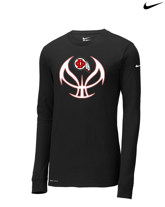 Du Quoin HS Girls Basketball Full Ball - Mens Nike Longsleeve