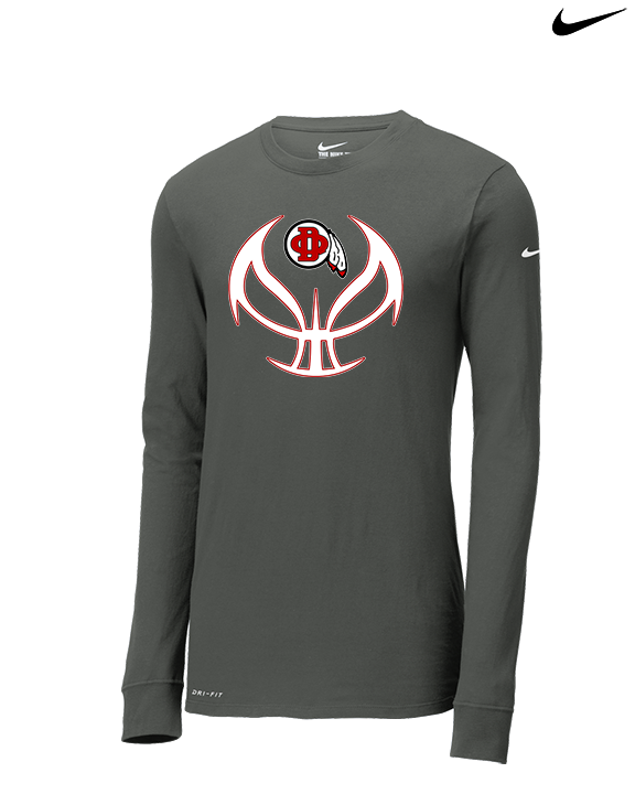 Du Quoin HS Girls Basketball Full Ball - Mens Nike Longsleeve