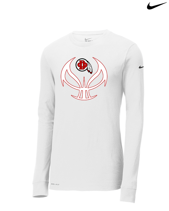 Du Quoin HS Girls Basketball Full Ball - Mens Nike Longsleeve