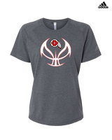 Du Quoin HS Girls Basketball Full Ball - Womens Adidas Performance Shirt