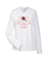 Du Quoin HS Girls Basketball Full Ball - Womens Performance Longsleeve