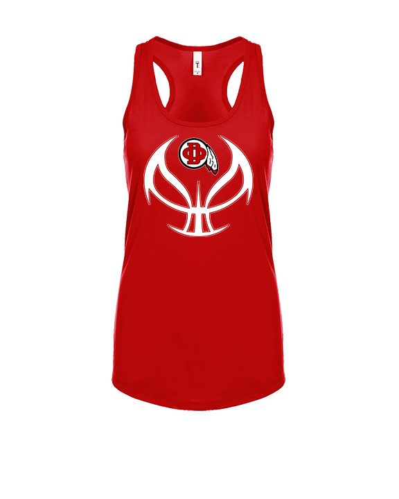 Du Quoin HS Girls Basketball Full Ball - Womens Tank Top