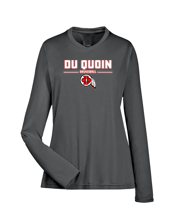 Du Quoin HS Girls Basketball Keen - Womens Performance Longsleeve