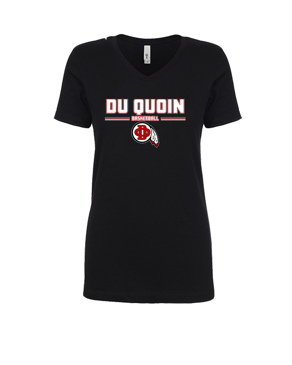 Du Quoin HS Girls Basketball Keen - Womens Vneck