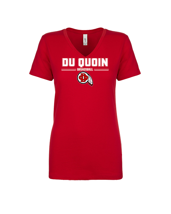 Du Quoin HS Girls Basketball Keen - Womens Vneck