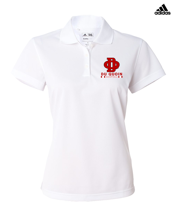 Du Quoin HS Girls Basketball Stacked - Adidas Womens Polo