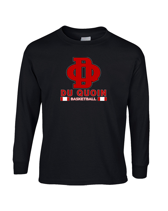 Du Quoin HS Girls Basketball Stacked - Cotton Longsleeve