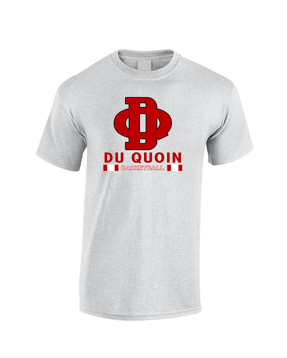 Du Quoin HS Girls Basketball Stacked - Cotton T-Shirt