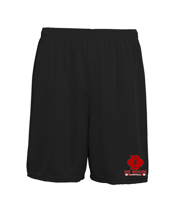 Du Quoin HS Girls Basketball Stacked - Mens 7inch Training Shorts