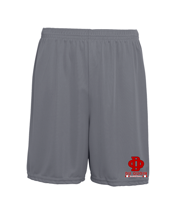 Du Quoin HS Girls Basketball Stacked - Mens 7inch Training Shorts