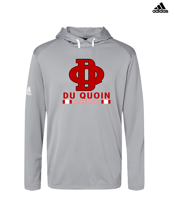Du Quoin HS Girls Basketball Stacked - Mens Adidas Hoodie