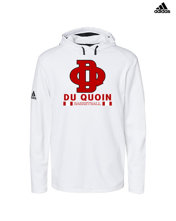 Du Quoin HS Girls Basketball Stacked - Mens Adidas Hoodie