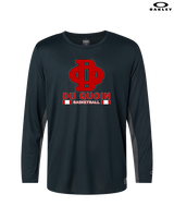 Du Quoin HS Girls Basketball Stacked - Mens Oakley Longsleeve