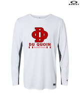 Du Quoin HS Girls Basketball Stacked - Mens Oakley Longsleeve