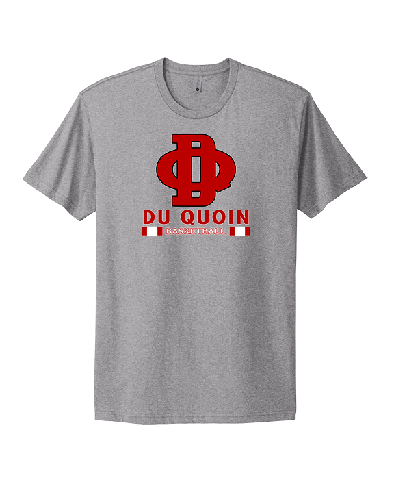 Du Quoin HS Girls Basketball Stacked - Mens Select Cotton T-Shirt