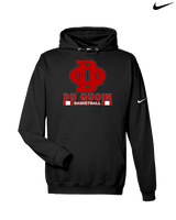 Du Quoin HS Girls Basketball Stacked - Nike Club Fleece Hoodie
