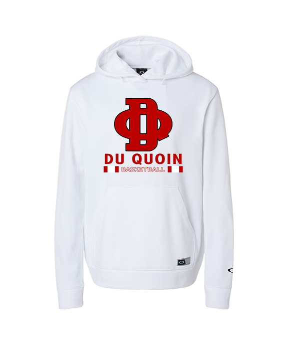 Du Quoin HS Girls Basketball Stacked - Oakley Performance Hoodie