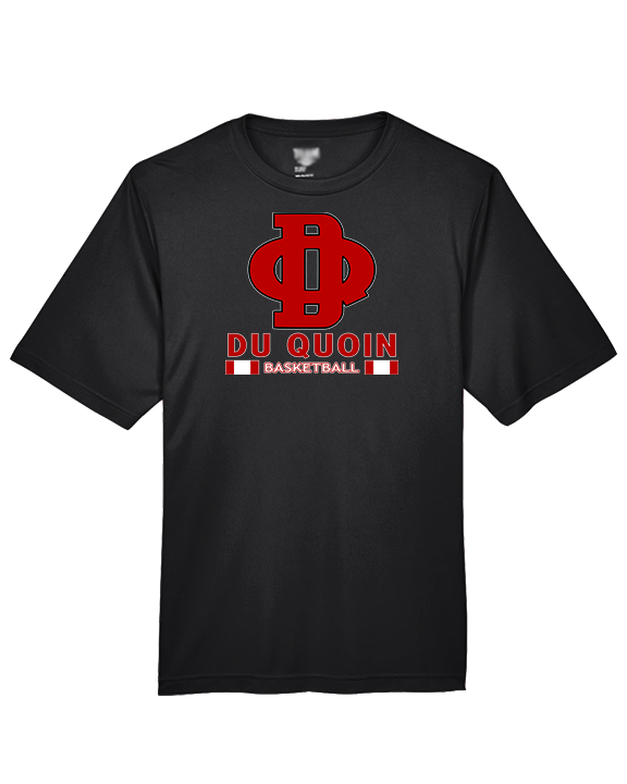 Du Quoin HS Girls Basketball Stacked - Performance Shirt