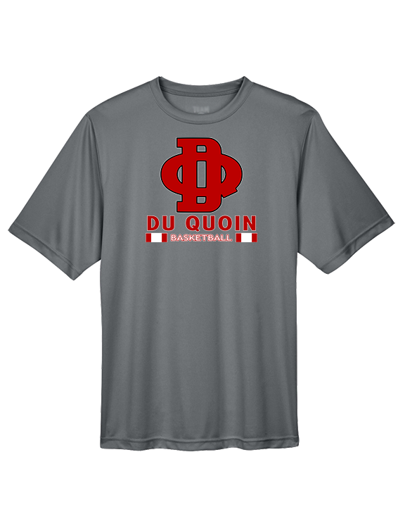 Du Quoin HS Girls Basketball Stacked - Performance Shirt