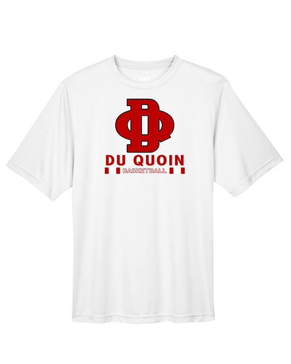 Du Quoin HS Girls Basketball Stacked - Performance Shirt