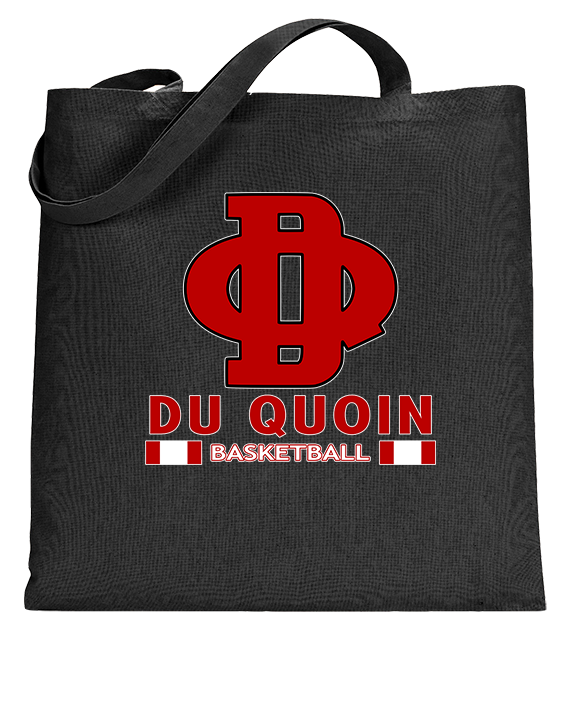 Du Quoin HS Girls Basketball Stacked - Tote