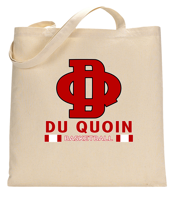 Du Quoin HS Girls Basketball Stacked - Tote