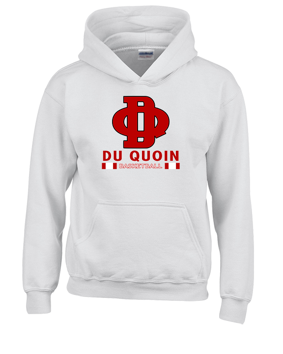 Du Quoin HS Girls Basketball Stacked - Unisex Hoodie