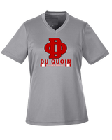 Du Quoin HS Girls Basketball Stacked - Womens Performance Shirt