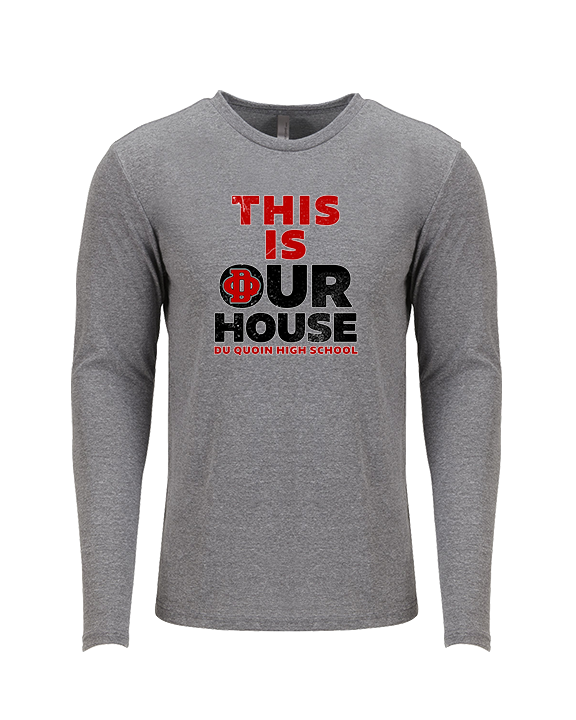 Du Quoin HS Girls Basketball TIOH - Tri-Blend Long Sleeve