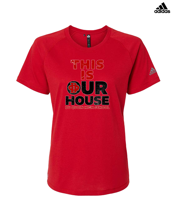 Du Quoin HS Girls Basketball TIOH - Womens Adidas Performance Shirt