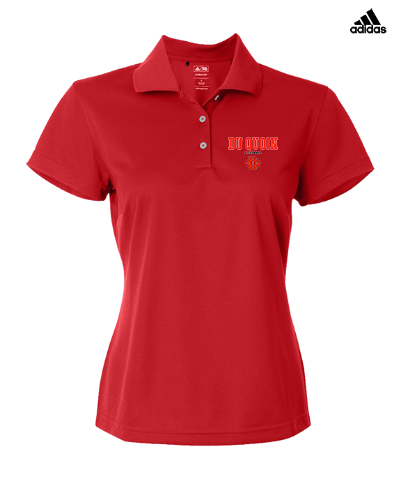 Du Quoin HS Softball Block - Adidas Womens Polo