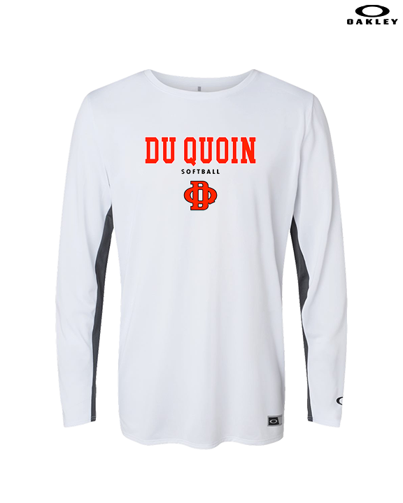 Du Quoin HS Softball Block - Mens Oakley Longsleeve