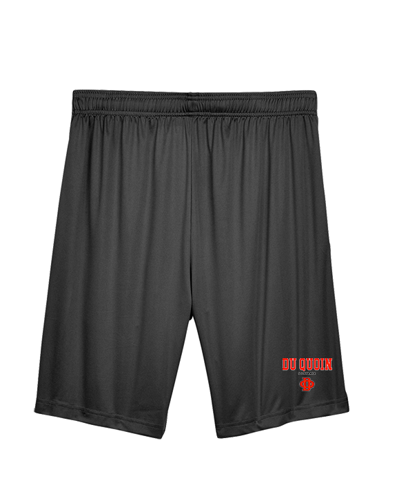 Du Quoin HS Softball Block - Mens Training Shorts with Pockets