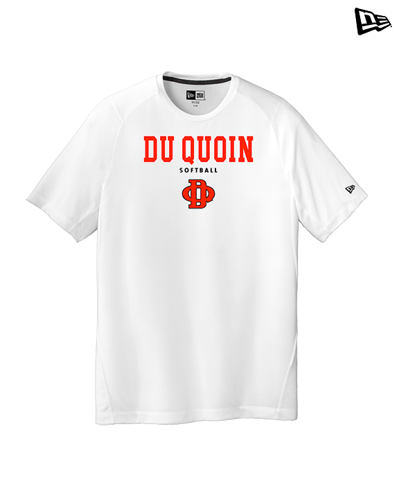 Du Quoin HS Softball Block - New Era Performance Shirt