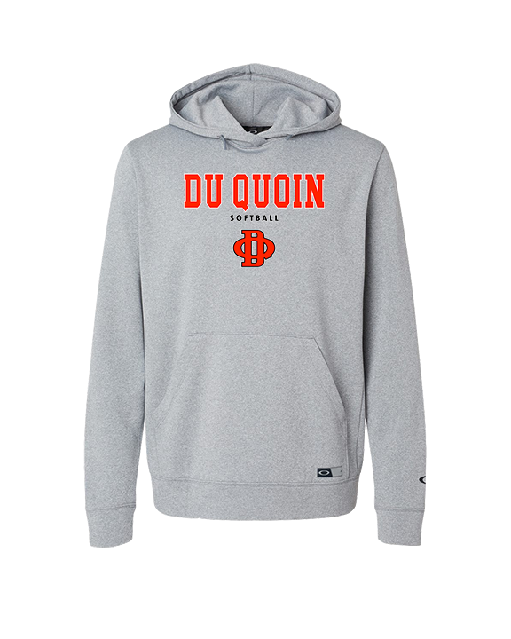 Du Quoin HS Softball Block - Oakley Performance Hoodie