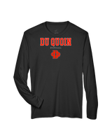 Du Quoin HS Softball Block - Performance Longsleeve