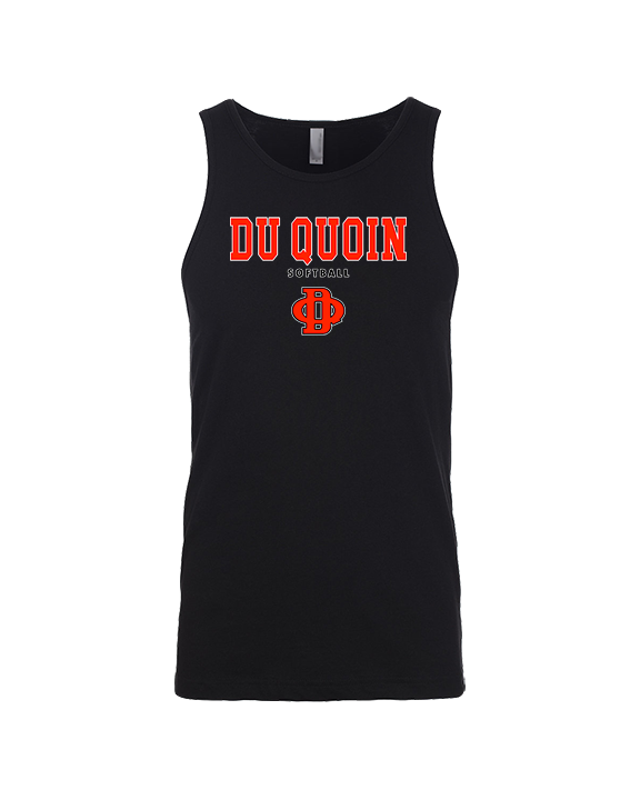 Du Quoin HS Softball Block - Tank Top