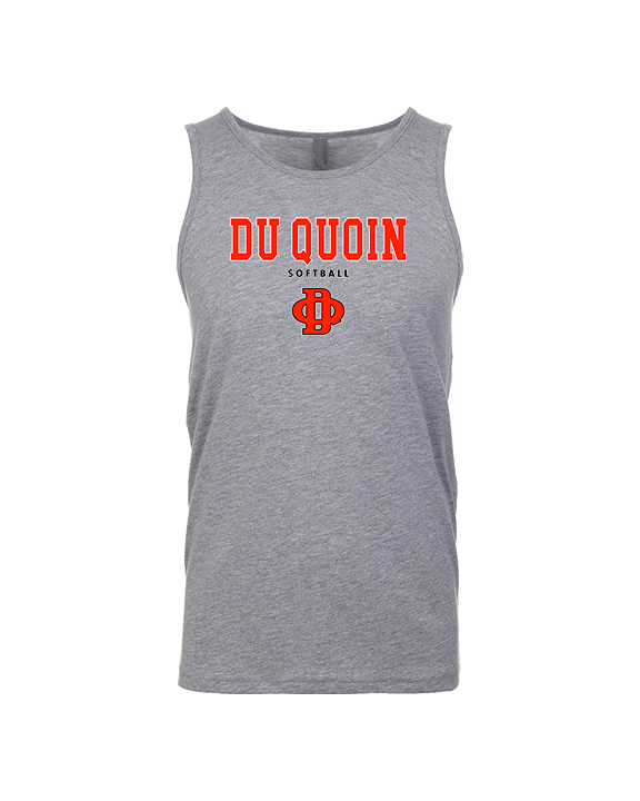 Du Quoin HS Softball Block - Tank Top