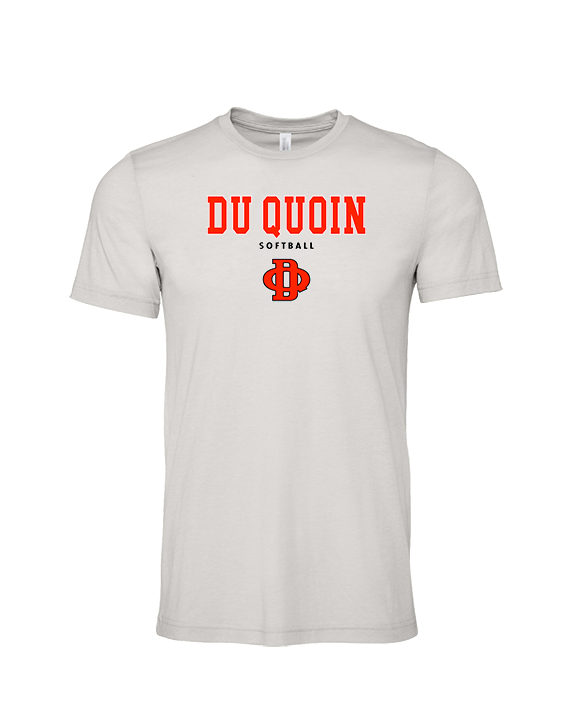 Du Quoin HS Softball Block - Tri-Blend Shirt