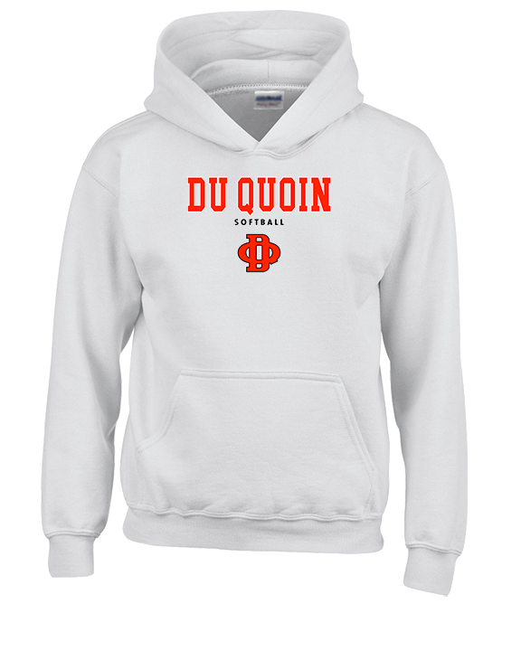 Du Quoin HS Softball Block - Unisex Hoodie