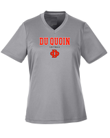 Du Quoin HS Softball Block - Womens Performance Shirt