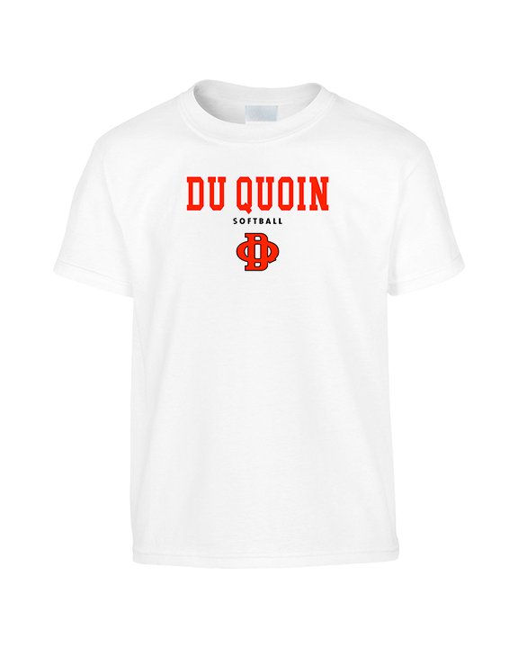 Du Quoin HS Softball Block - Youth Shirt