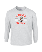 Du Quoin HS Softball Curve - Cotton Longsleeve
