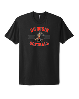 Du Quoin HS Softball Curve - Mens Select Cotton T-Shirt