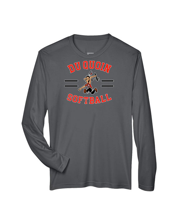 Du Quoin HS Softball Curve - Performance Longsleeve