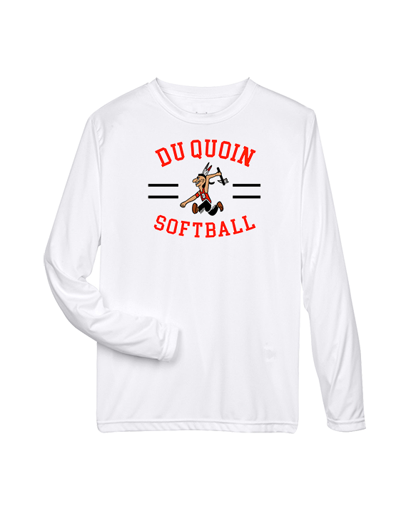 Du Quoin HS Softball Curve - Performance Longsleeve